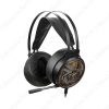 A4tech G650S USB Dazzling Orange Light Gaming Headphone Black