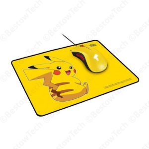 Razer DeathAdder Essential Mouse + Razer Goliathus Speed Pikachu Limited Edition Mat Bundle